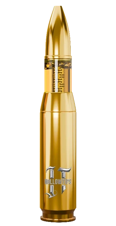 Hollowtips Round I — 24K gold-plated 2 gram bullet